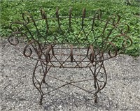 Hand Forged Elevated Planter