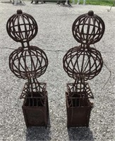 Wrought Iron Topiary Forms Frames