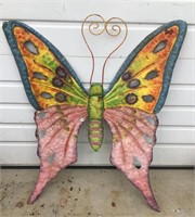 Tin Butterfly Yard Art