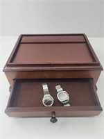 Jewelry Box Bulova watch,  timex watch