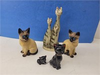 Lot of cat Figurines , Simese +++