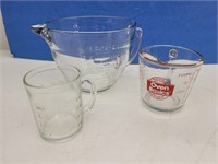 Vintage measuring cups 8 cups,2 cup, one cup