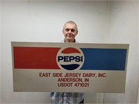 East Side Jersey Dairy PEPSI ANDERSON Ind Sign 46