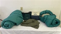 2 Sleeping Bags, Cooler, & More Camping Lot