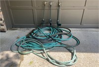 Hoses w/ Elevated Sprinkler Attachments