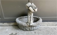 Small Concrete Basket