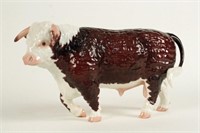 Boehm Porcelain Hereford Bull