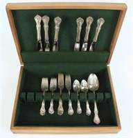 Reed and Barton Rose Cascade Sterling Silver 24 Pc