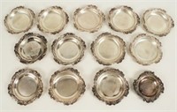 Camusso Sterling Silver Butter Pat Group of 13