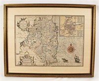John Speed Map Countie of Leinster & Dublin 1610
