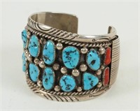 Tommy Moore Turquoise & Sterling Silver Bracelet