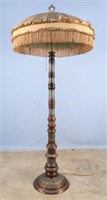 1920's-30's Chinese Champleve Floor Lamp
