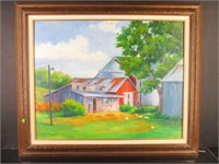 "The Chicken House" painting