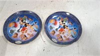 2 Disney Collector Plates