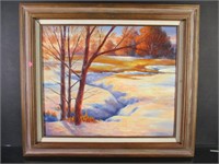 "Snow Fall" painting