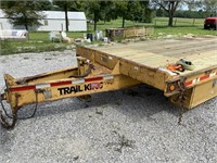 Trail King backhoe trailer 20 foot with 4 foot