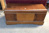 Roos Art Deco Waterfall Mahogany Cedar Chest