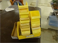 yellow utility storage trays