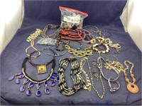 Costume  Jewelry Necklaces & 50+ Sets Of Earrings