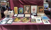 Lot Of Assorted Print Artworks And Picture Frames