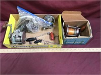 Lot Of Fishing Reels And More Fishing Equipment