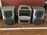 Aiwa Stereo System, CD3, Cassette, Radio