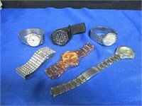 (6) Watches Marciano, Caprice, Casio, Chatelaine,