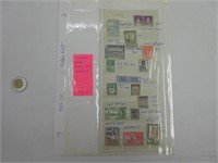 17 timbres mint divers monde année 50 et -