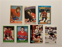 7 cartes de hockey - Larry Robinson