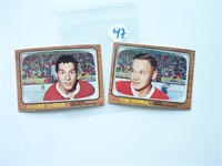 Cartes de hockey OPC 1966-67 Canadiens de