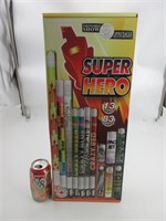 Une boite de feux d'artifices SUPER HERO 13