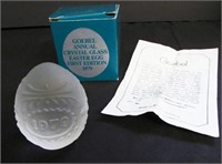 1979 Gorbel Satin Crystal Easter Egg
