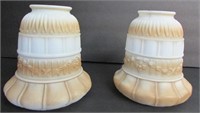 Pair of  Antique Electric Light Shades