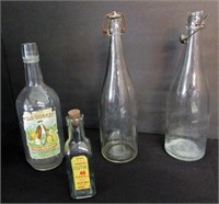 4 Old Bottles