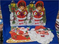 cardboard Christmas decorations 15"