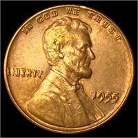 1955 DDO Wheat Cent UNCIRCULATED
