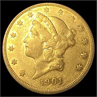 1901-S $20 Gold Double Eagle UNCIRCULATED