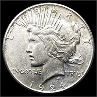 1924-S Silver Peace Dollar UNCIRCULATED