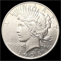 1935-S Silver Peace Dollar UNCIRCULATED