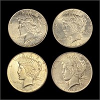 1926-S (4) Peace Dollars UNCIRCULATED