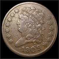 1809 Classic Head Half Cent CLOSELY UNCIRCULATED