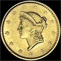 1851 Rare Gold Dollar CHOICE BU