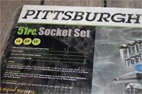 New/Unopened Pittsburgh 51pc Socket Set
