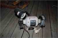 Pro-Tech- 6" Bench Grinder with Light