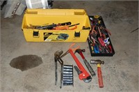 Toolbox and Various hand tools