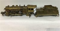 Brass HO Scale 2-6-2 Steam Locomotive and Tender