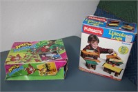 Lincoln Logs & Jumping Monkeys Kids Game