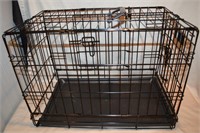 Portable Small Animal Pet Kennel Cage w/ Tray