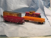 Four HO Scale Freights