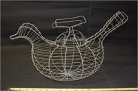 Primitive Twisted Wire Goose / Duck Egg Basket